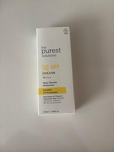 The purest güneş kremi