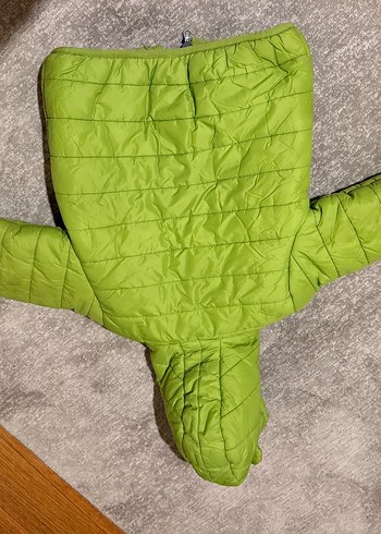 Yeşil çocuk mont - Görsel 3