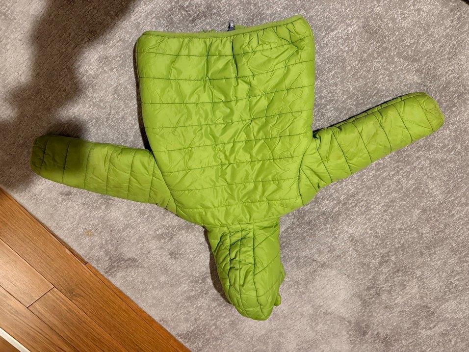 Yeşil çocuk mont - Görsel 3