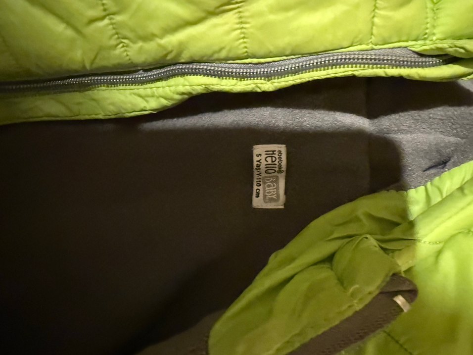 Yeşil çocuk mont - Görsel 2