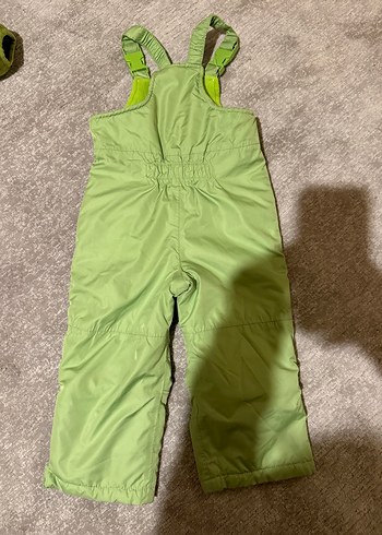 Yeşil Fermuarlı Bebek Erkek Kayak Tulumu - Görsel 3
