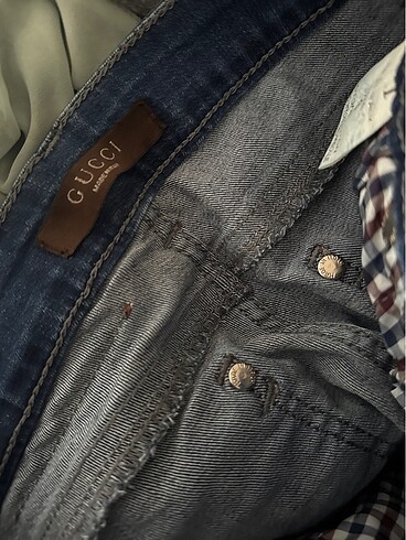 26 Beden mavi Renk Gucci pantolon