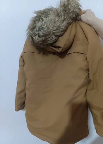 Mango Kids Düğmeli Bej Erkek- Kız Mont 10 yaş