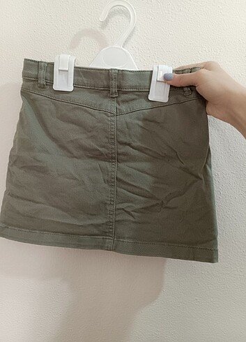 H&M Haki cepli etek 