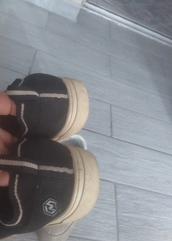 38 Beden Gri Kadın Sneakers Stiletto Topuklu Velcro