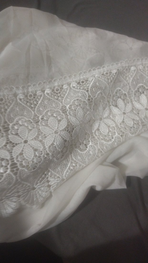 Nakışlı Beyaz Bohem Perde - Görsel 4