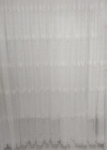 Bohem Tarzı Beyaz Düz Tül Perde - Görsel 3