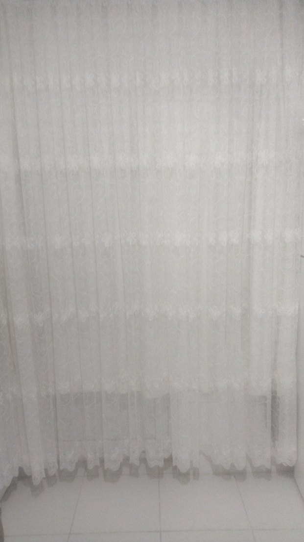 Bohem Tarzı Beyaz Düz Tül Perde - Görsel 3