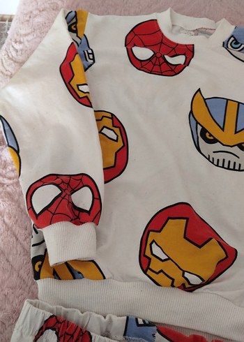 Diğer Çocuk Renkli Baskılı Pijama Takımı