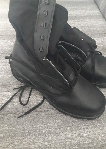 Siyah Kemerli Gotik Erkek Bot - Görsel 4