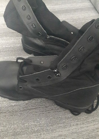 Siyah Kemerli Gotik Erkek Bot - Görsel 2