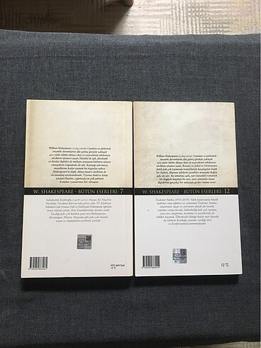  William Shakespeare 2 kitap Hamlet ve Romeo ve Juliet