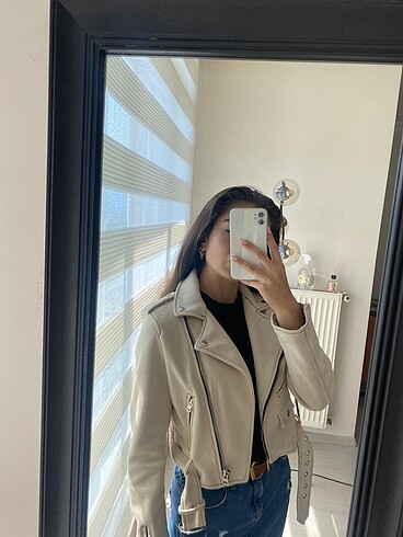 Bershka deri ceket