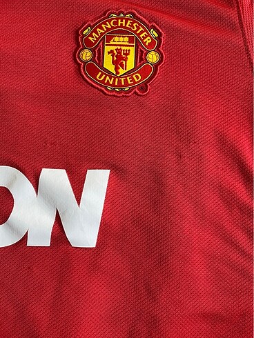 13-14 Yaş Beden kırmızı Renk Manchester United 2010-2011 Çocuk Forma