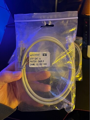 Diğer Ethernet kablosu 1mt toplu adet