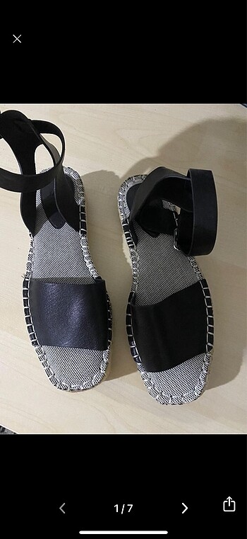 H&M sandalet sıfır