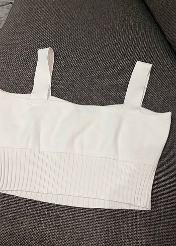 Taş Detaylı Beyaz Bustiyer - Görsel 4