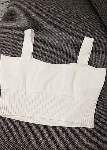 Taş Detaylı Beyaz Bustiyer - Görsel 3