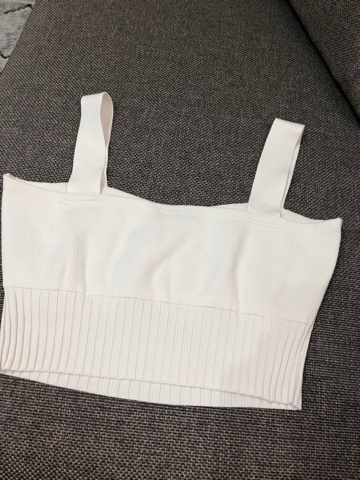 Taş Detaylı Beyaz Bustiyer - Görsel 4