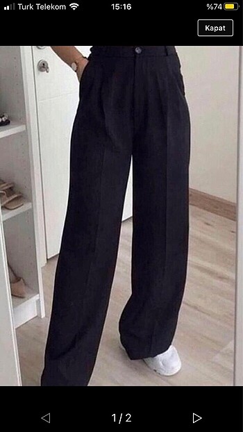 Kadın kumaş pantolon