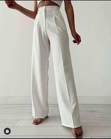 Zara model palazzo pantolon
