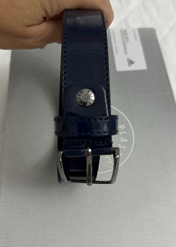 Lacivert Erkek Çocuk Püsküllü Rugan Ayakkabı ve Kemer - Görsel 9