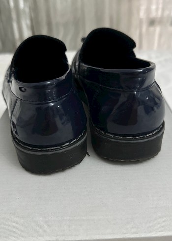 Lacivert Erkek Çocuk Püsküllü Rugan Ayakkabı ve Kemer - Görsel 6