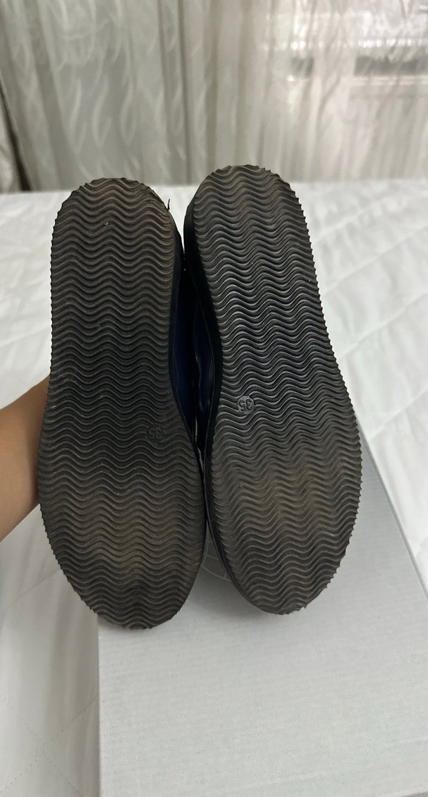 Lacivert Erkek Çocuk Püsküllü Rugan Ayakkabı ve Kemer - Görsel 5