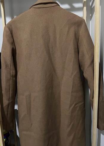 Bej Erkek Süet Midi Kaban - Görsel 2