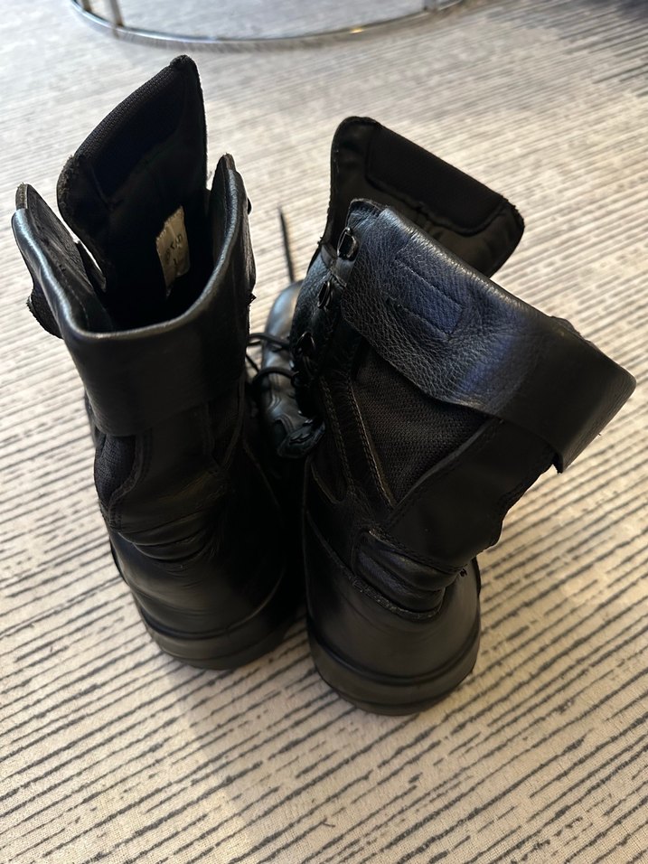 Siyah Bağcıklı Erkek Kauçuk Bot - Görsel 3