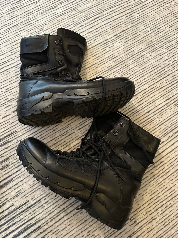 Siyah Bağcıklı Erkek Kauçuk Bot - Görsel 2