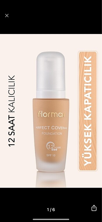 Flormar Perfect Coverage Fondöten 103
