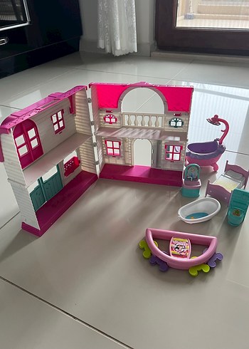 Oyun evi ve parçaları(çıngırak hediyeli) - Görsel 2