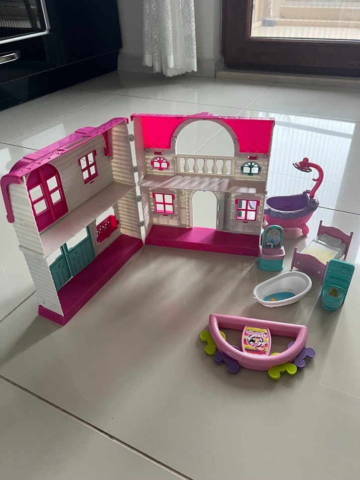 Oyun evi ve parçaları(çıngırak hediyeli) - Görsel 2