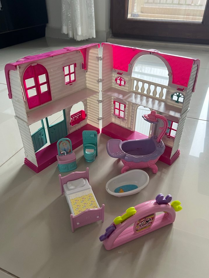 Oyun evi ve parçaları(çıngırak hediyeli) - Görsel 3