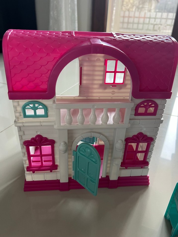 Oyun evi ve parçaları(çıngırak hediyeli) - Görsel 5