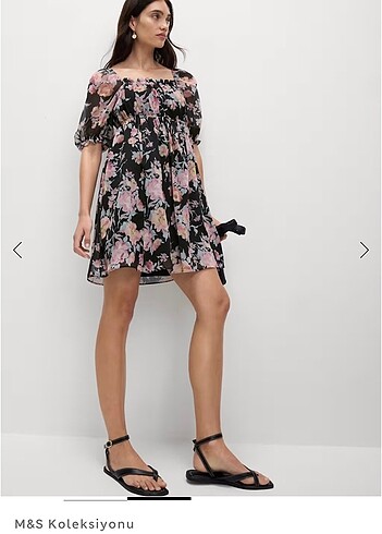 l Beden çeşitli Renk M&S 40 beden elbise. Sıfır üründür. Uzunluk 94 cm.