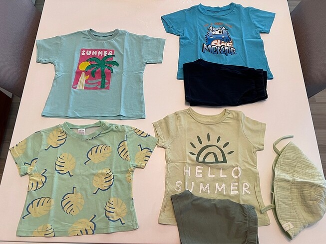 LC Waikiki LC Waikiki 12-18 ay ürünlerin hepsi. 2 adet şortlu takım, 2 adet