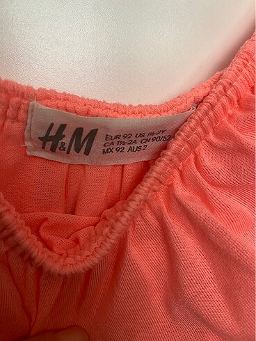 18-24 Ay Beden pembe Renk H&M 1,5 -2 yaş