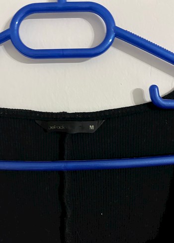 Siyah Uzun V Yakalı Kadın Elbise - Görsel 2