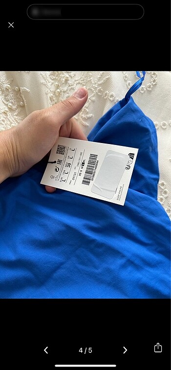 l Beden mavi Renk Pull &Bear elbise 