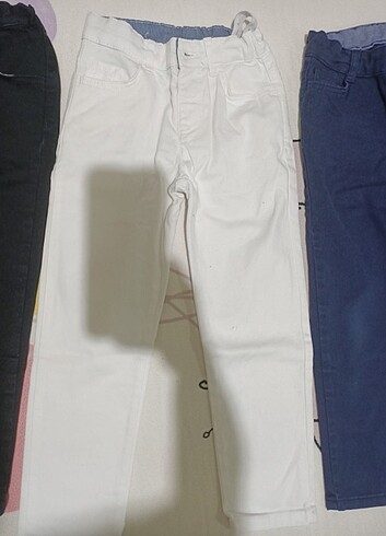 LC Waikiki 3 tane LCW gabardin pantalon 