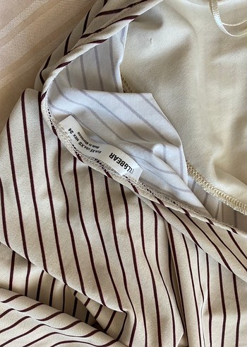 Pull and Bear Boyundan bağlamalı midi elbise