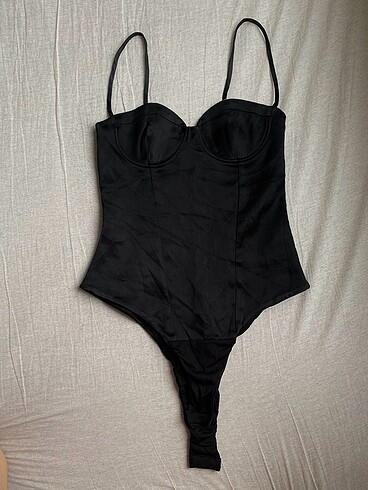 Zara Zara Saten Bodysuit