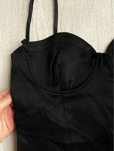 xs Beden Zara Saten Bodysuit