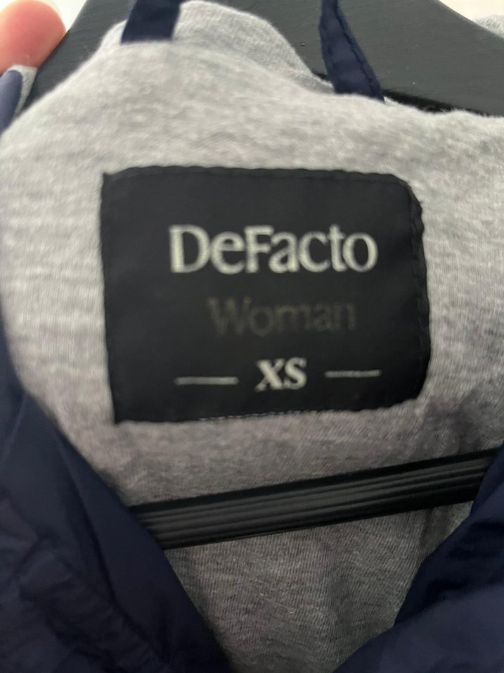 Lacivert Midi Kadın Ceket Fermuarlı - Görsel 4