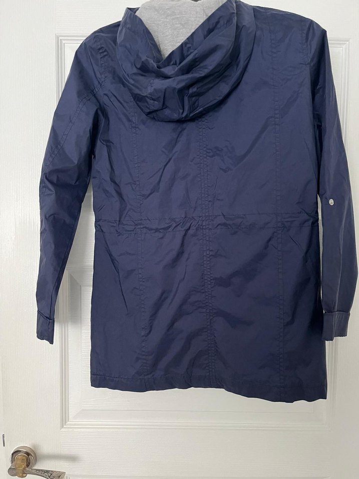 Lacivert Midi Kadın Ceket Fermuarlı - Görsel 2