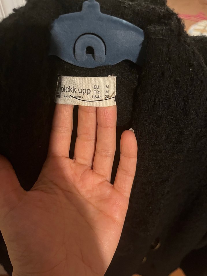 Kadın Siyah Süet Midi Kaban — görsel 3/4