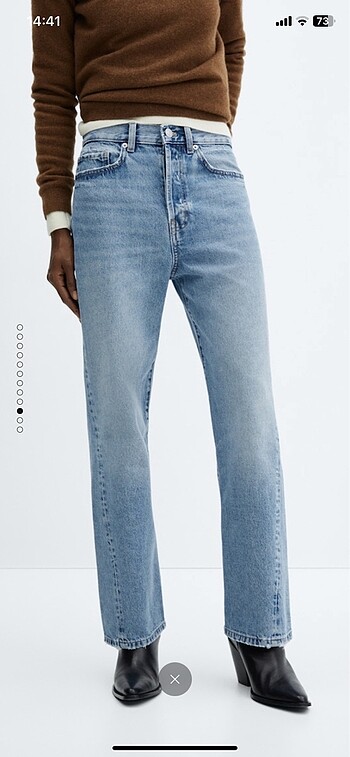 Mango straight fit jean