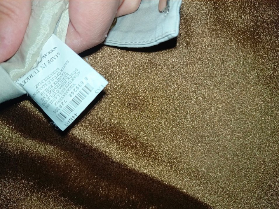 Bej Kadın Kumaş Pantolon Midi Boy - Görsel 3